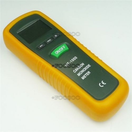 Monoxide ht-1000 brand new co meter lcd display tester detector carbon gage for sale