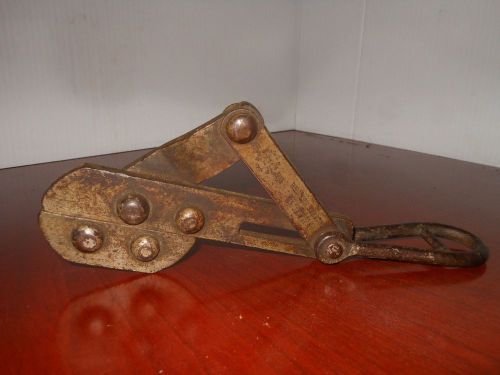 WESTERN ELECTRIC BUFFALO GRIP NO.1 CABLE LINE PULLER