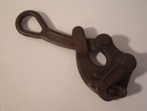 VINTAGE M. KLEIN &amp; SON CHICAGO CABLE GRAB PULLER TOOL 1625-20 MADE IN USA