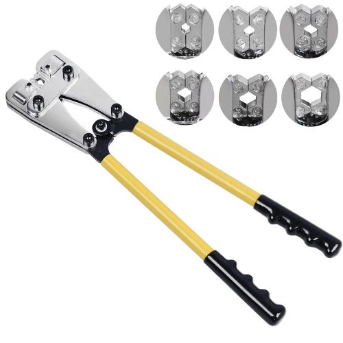 Mechanical rotating die compound wire terminal cable lug crimping crimper tool for sale