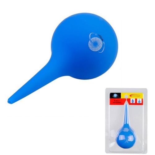 Soft rubber dust blower air cleaner blowing ball pump blue ear wash ball 8015 for sale