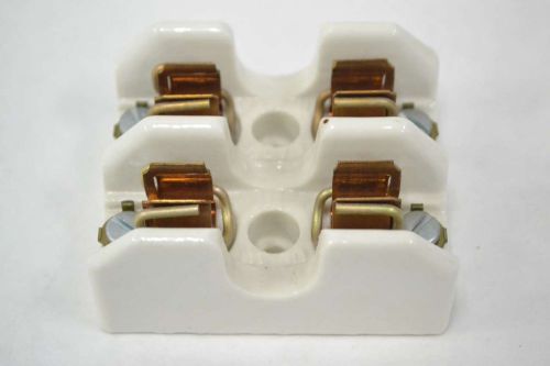 New union gear 388-402 caramic 30a amp 2p 600v-ac fuse holder b335567 for sale