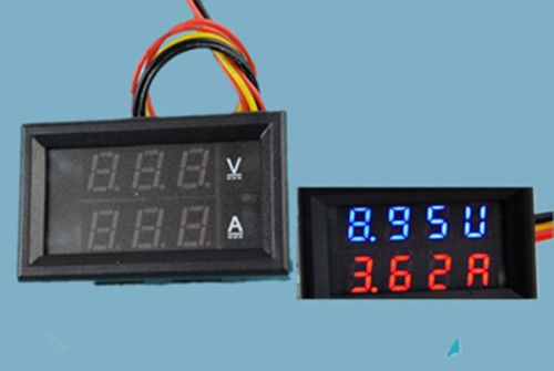 Dc 4.5-30v 0-50a dual led digital volt meter ammeter voltage new for sale
