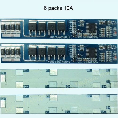 Protection board  for 6 packs 22.2v 18650 li-ion lithium battery charger max 10a for sale