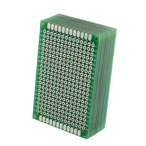 High quality universal 10pcs double side prototype pcb breadboard 4x6cm diy for sale