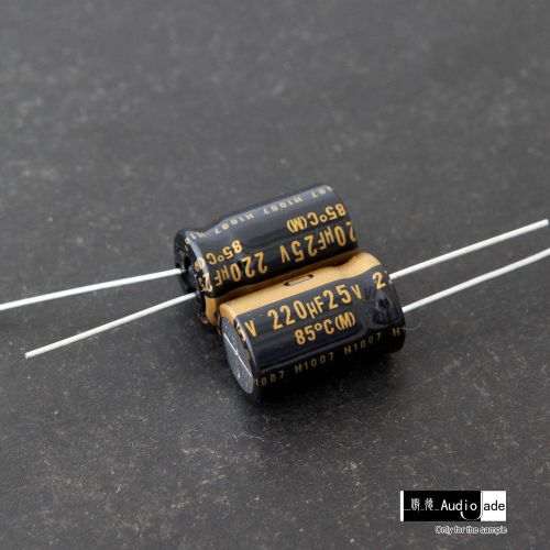 30PCS 220uF 25V nichicon MUSE KZ HiFi diy audio japan electrolytic capacitors