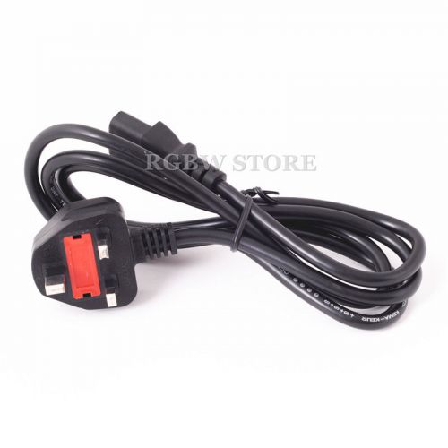 3 pin cord plug ac adapter, charger power lead, mains cable, 1.5m cord &amp; uk plug for sale