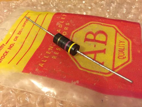 Allen bradley 47 ohm 2 watt 5% nos carbon comp resistor (1) for sale