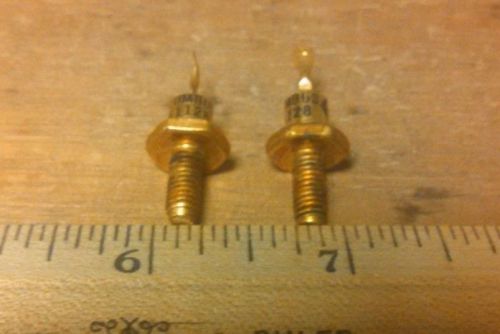 RARE NOS Lot of 2 COLUMBUS 1N1128 Military Diodes – Never Used – Gold Plated! z2