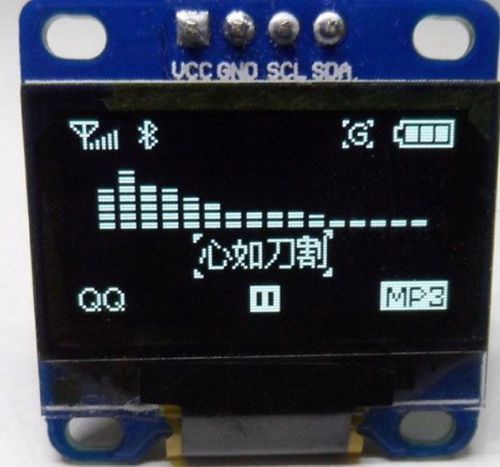 0.96&#034; i2c iic spi serial 128x64 oled lcd led display module for arduino white sn for sale