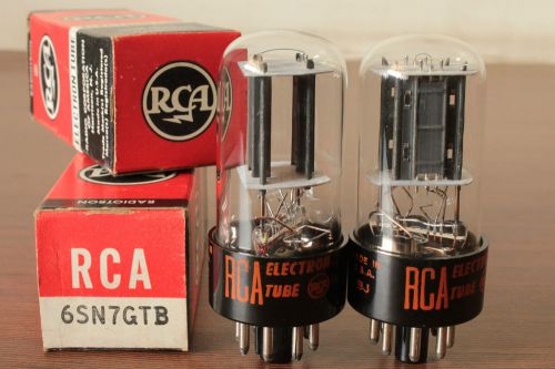 1x Matched pair NOS 6SN7GT RCA made in USA