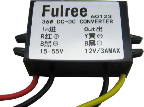 15-55v to 12v 3a dc to dc converter buck power supply module voltage regulator for sale