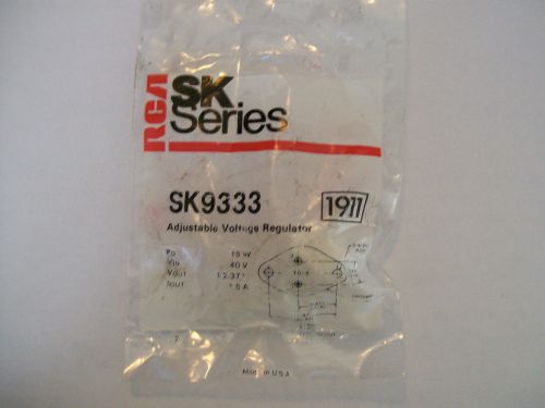 RCA SK Series  SK 9333 Adjustable Voltage Regulator