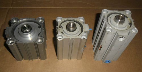 Lot of 3 SMC Compact Cylinder NCQ2KB63-40D + NCDQ2B50-50DC-A73L + No Part #