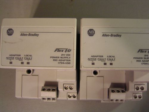 Lot of two allen bradley  1794-abs 24v power supply *tested* for sale