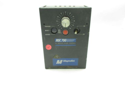 MAGNETEK MSC-700 CONTROL 115/230V-AC ADJUSTABLE SPEED DC MOTOR DRIVE D463401