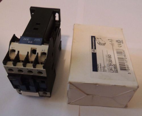 Telemecanique contactor lp1d1201bd new in box 24vdc 7.5 h.p. nib lp1d1201 bd for sale