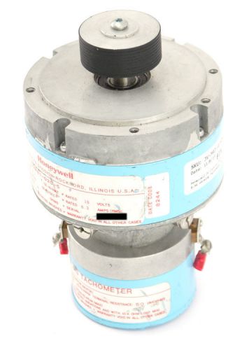 Honeywell dc control motor 33vm81-020-5 18v 6.3a +analog tachometer assy for sale