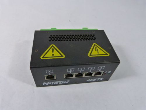 N-Tron 405TX Ethernet Switch 5-Port DIN Rail Mount ! AS-IS !