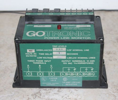 NEW GOTRONIC 585109 POWER LINE MONITOR 480V