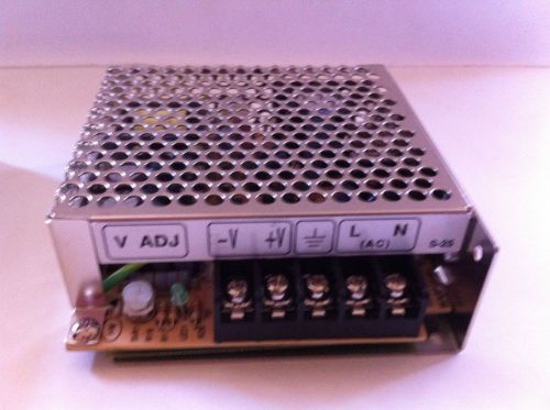 Mean Well Switching Power Supply 25 Watts 12V S-25-12 NIB
