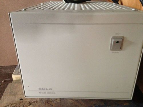Sola mcr mini/micro computer regulator 63-23-220-8 2000va for sale
