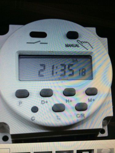A C 220 Volt 16 Amp Load Lcd Digital Programable Timer Time Relay