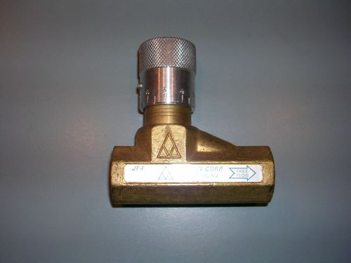 Alkon brass .5&#034;  flow control valve jf4 new for sale