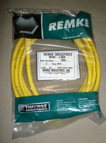 Tufest quick connect 3 pole m/f with 12 foot cord- new for sale