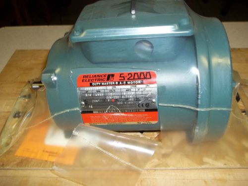 New reliance duty master 3/4hp 1phase 115/220volt ac motor c56s1594p-bb for sale