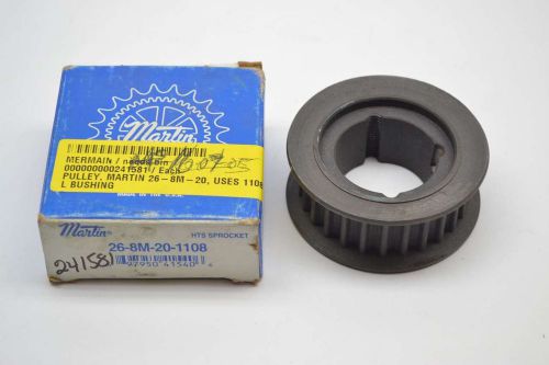 Martin 26-8m-20-1108 qd synchronous 1groove 1-3/8in timing pulley b400744 for sale