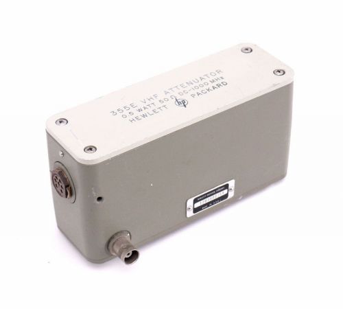 HP/Agilent 355E DC-1000MHz Precision VHF Frequency Attenuator 12dB 10dB-Steps