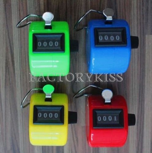 Hand Held Plastic Steel Tally Counter 4 Digit Number Clicker Pray FKS