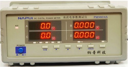 Bench trms dc voltage current power factor &amp; power meter analyzer test pm9804a for sale