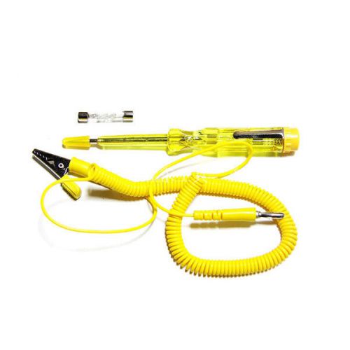 6V 12V 24V Electric Tester Pen +Test Lead Motor Car Voltage Detect Screwdriver