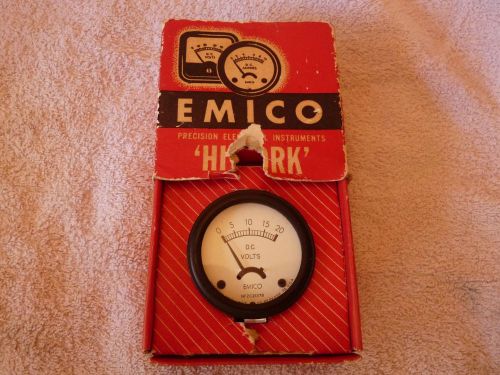 Vintage Emico &#034;High Tork&#034; DC Volt Meter with Original Box
