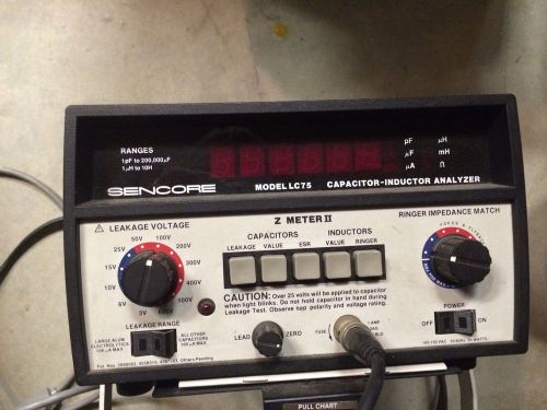 Sencore model lc75 capacitor-inductor analyzer for sale