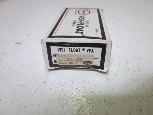 DWYER VFA-8-SSV FLOW METER *NEW IN A BOX*