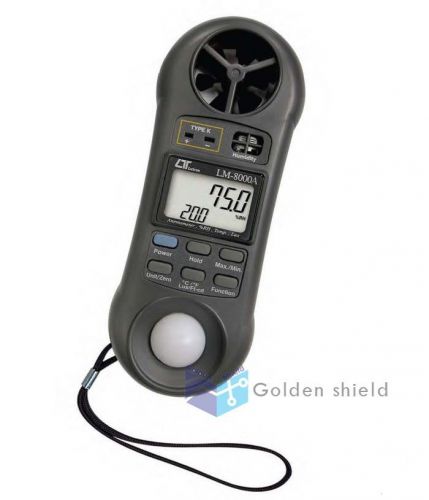 Lm-8000a  4 in 1  anemometer, humidity light meter, thermometer  lutron for sale