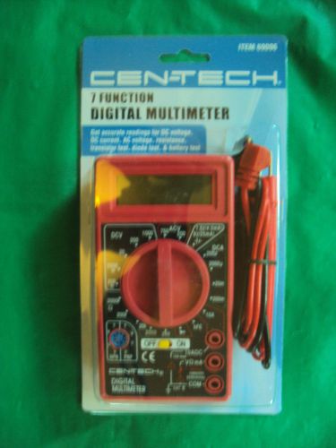 CEN-TECH 7 Function Digital Multimeter Multi-Tester/ #69096/BRAND NEW!