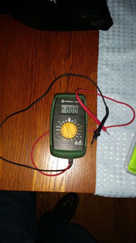 GreenLee DM-20 Multimeter tester low voltage