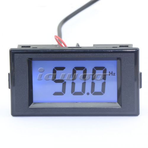 Digital frequency panel meter 10-199.9hz frequency lcd power monitor ac 80-250v for sale