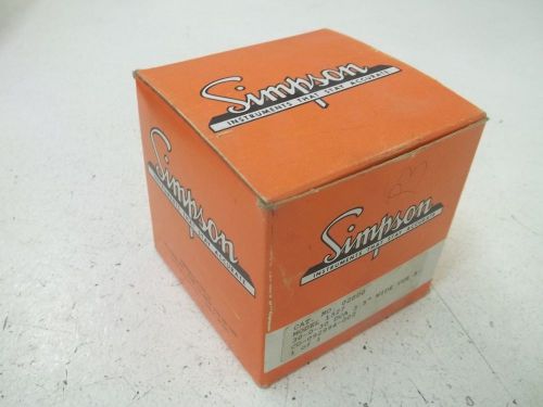 SIMPSON 02800 MODEL 1327 DC AMPERES 30-0-30 *NEW IN A BOX*