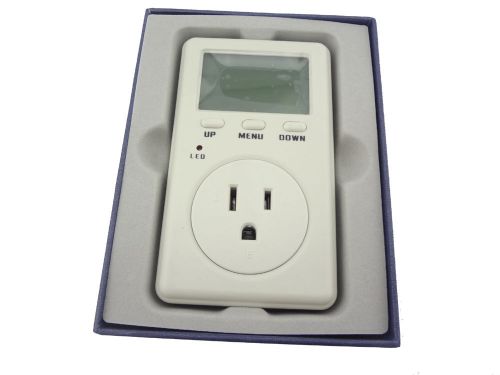 USA Plug Ammeter Energy Power Watt Voltage Volt Meter Monitor Analyzer