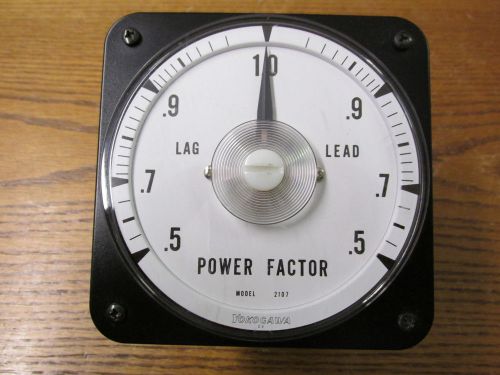 Yokogawa Model 210 Power Factor Meter 3 Phase 120V 5A 50/60hz