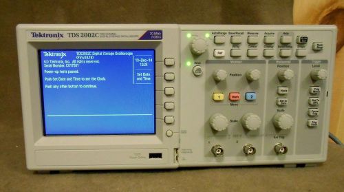 Tektronix TDS 2002C Two-Channel Digital Storage Oscilloscope with 2 new probes