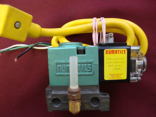 Numatics 237-214b  valve w/11sad444c valve &amp; cable &amp; fittings for sale
