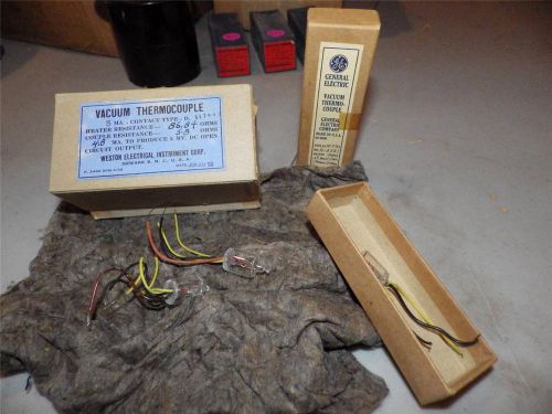 Vintage Weston &amp; General Electric Thermocouple Lot Of 3 CT698