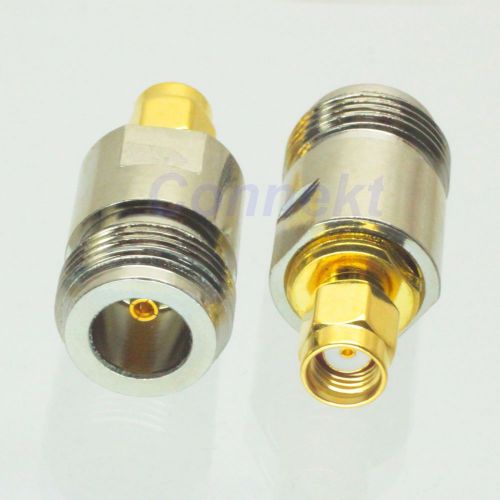 1pce N female jack to RP-SMA male jack center RF coaxial adapter connector
