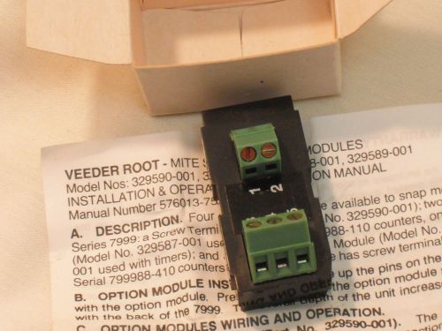 Veeder-Root 329590-001 Terminal Block Adaptor New
